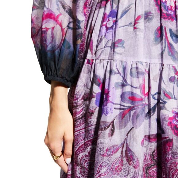 Kobi Halperin Chloe Blouson Sleeve Midi Dress with Pockets, NWT, Size XS - Picture 6 of 15